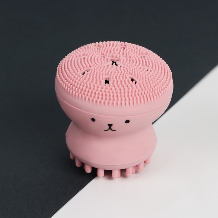 Массажер для лица, спонж для умывания «Время пенной вечеринки», 5,5 х 5,5 см Массажер для лица, спонж для умывания «Время пенной вечеринки», 5,5 х 5,5 см