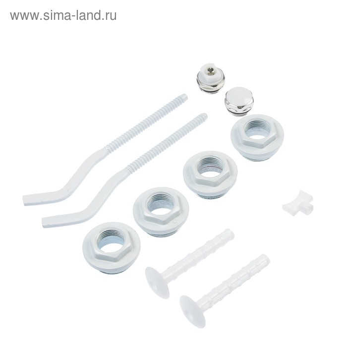 Комплект для подключения радиатора OTMO, 1 х 1/2 Комплект для подключения радиатора OTMO, 1 х 1/2", с двумя кронштейнами, в блистере