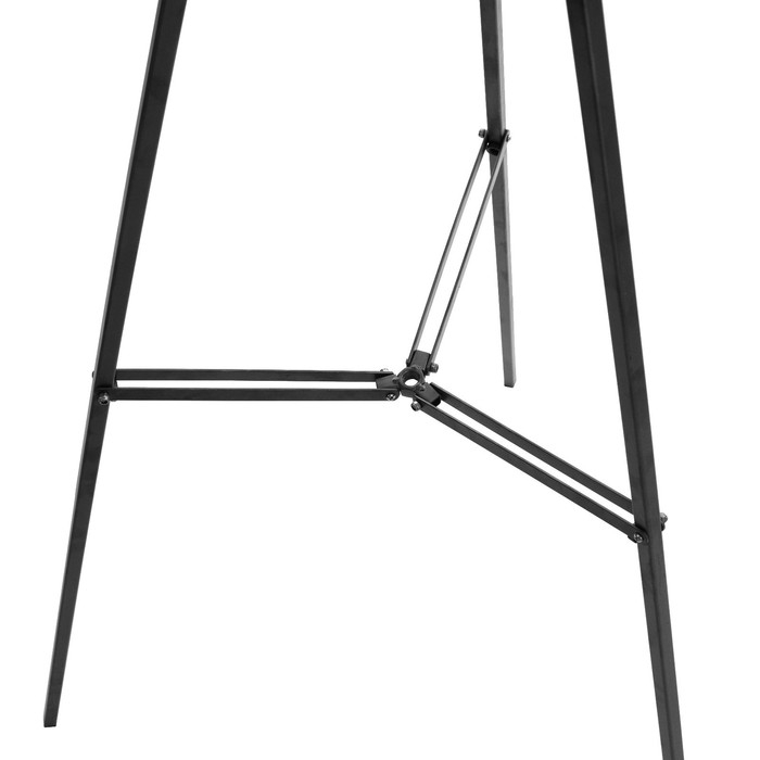 Торшер "Ханнер" E27 хром-серый 44х44х152 см