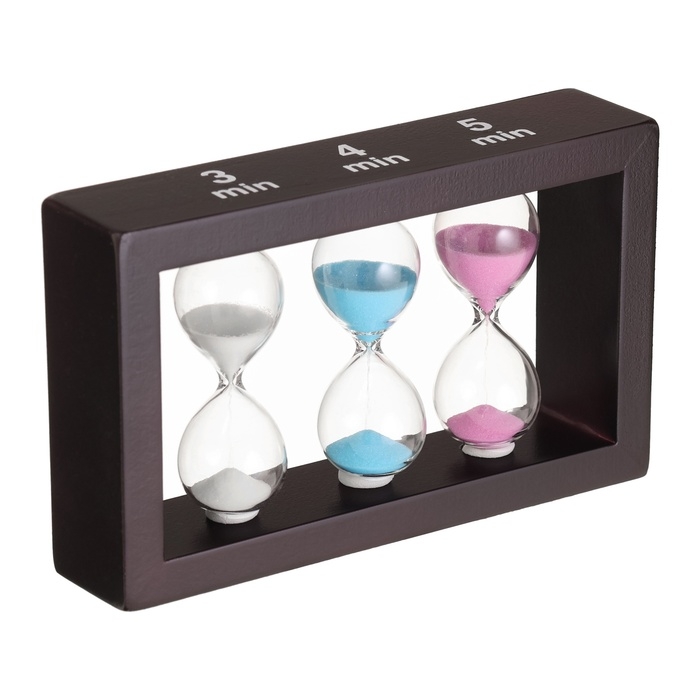 Песочные часы Песочные часы "Левит", на 3, 4, 5 минут, 10 х 17 см