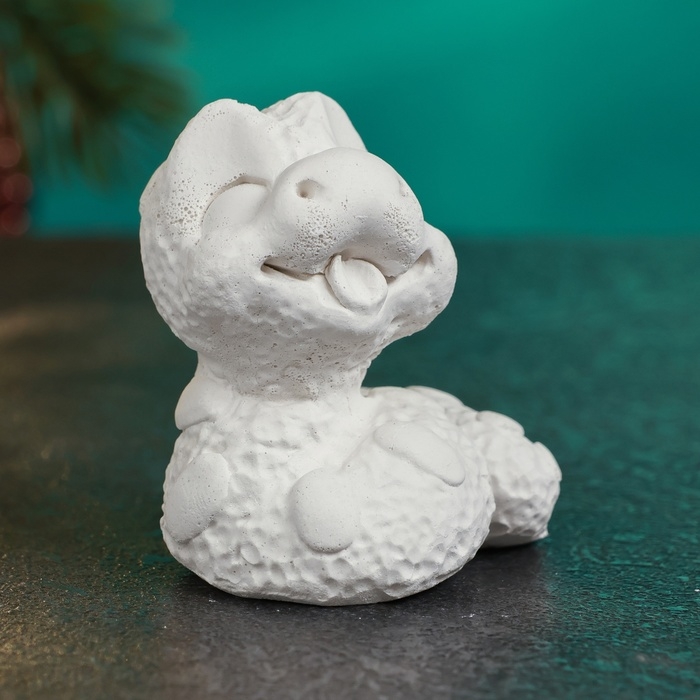 Новый год. Символ 2025. Фигура для раскраски  Новый год. Символ 2025. Фигура для раскраски "Змейка Малая", 4х4см