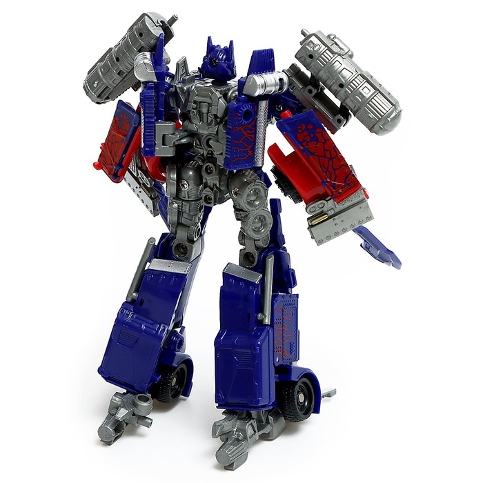 Робот «Автобот», трансформируется, с оружием, цвет синий Робот «Автобот», трансформируется, с оружием, цвет синий