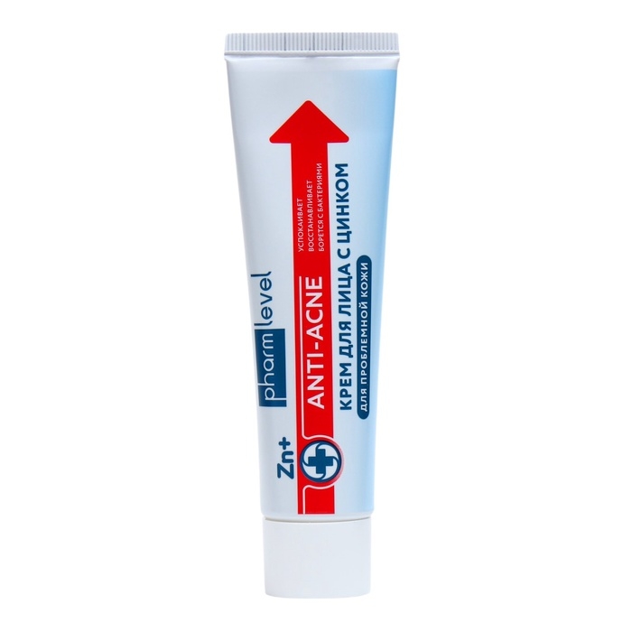 Крем для лица с цинком  Крем для лица с цинком "Анти-акне", для проблемной кожи, 50 мл