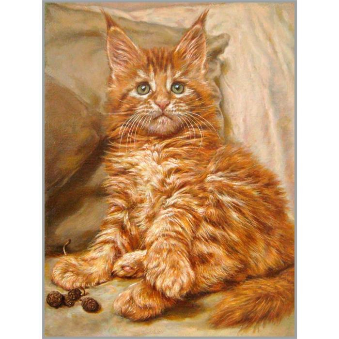 Алмазная мозаика «Рыжая очаровашка», 30 × 40 см, 35 цветов Алмазная мозаика «Рыжая очаровашка», 30 × 40 см, 35 цветов