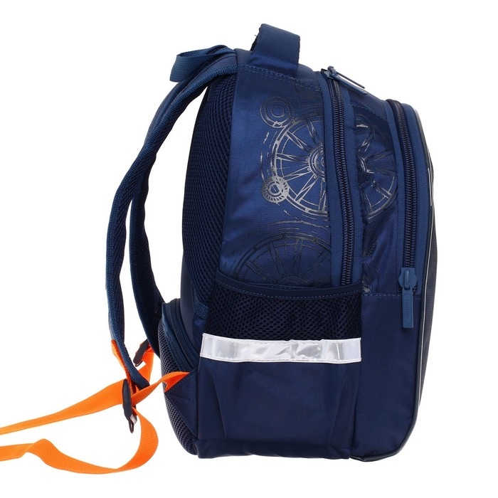 Рюкзак школьный 38,5 х 26 х 17 см, эргономичная спинка, Hatber Primary School Рюкзак школьный 38,5 х 26 х 17 см, эргономичная спинка, Hatber Primary School "Скутер" NRk_74065