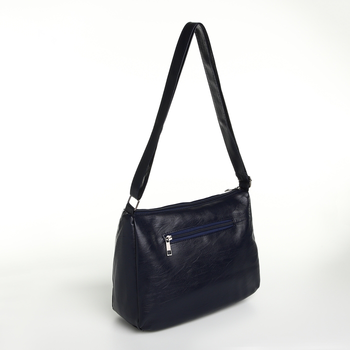 Сумка женская на молнии, цвет синий Сумка женская на молнии, цвет синий