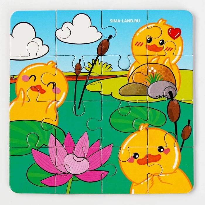 Антистресс сквиш мялка с пазлом «Утка» Антистресс сквиш мялка с пазлом «Утка»