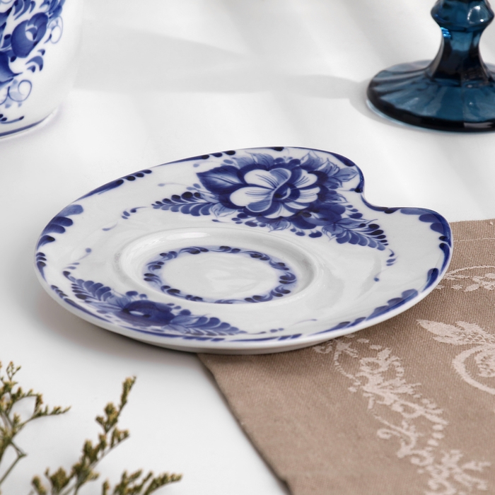 Блюдце Блюдце "Дуэт", 15,5 х 18,5 х 1,5см