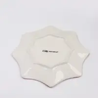 Блюдо сервировочное Доляна &laquo;Новогодний гость. Символ года&raquo;, 20&times;20&times;3 см, доломит, белая, красная
