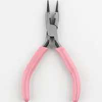 Круглогубцы с бокорезом, для рукоделия, 13&times;6.5 см, розовые