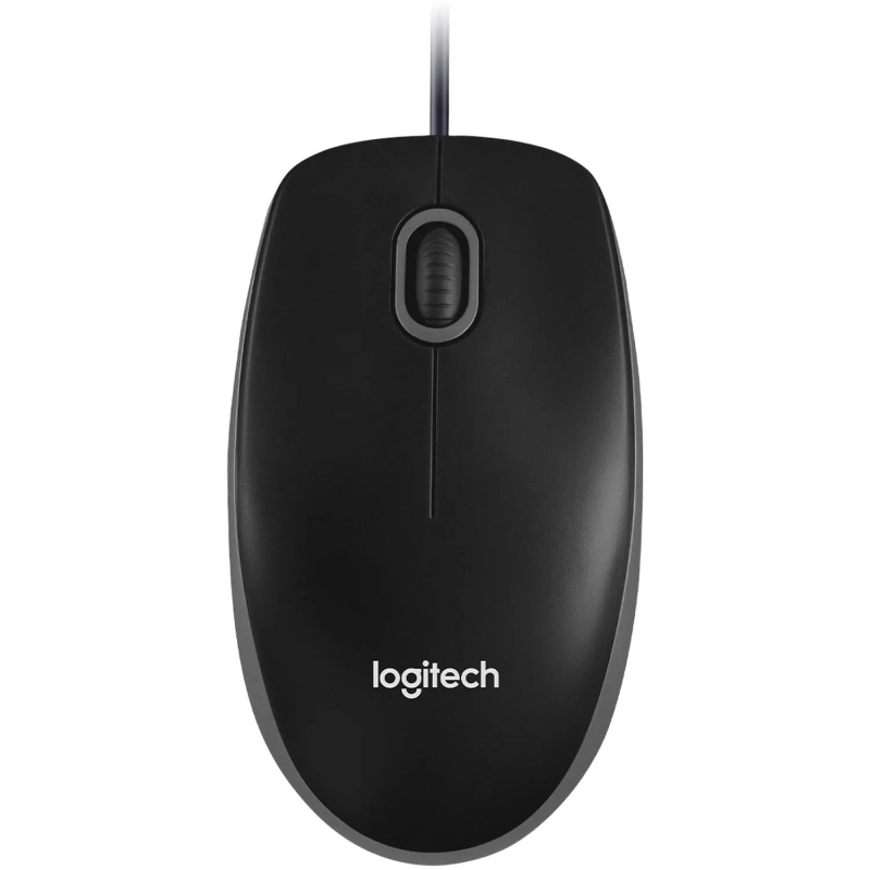 Мышь компьютерная Logitech USB OPTICAL B100 910-006605