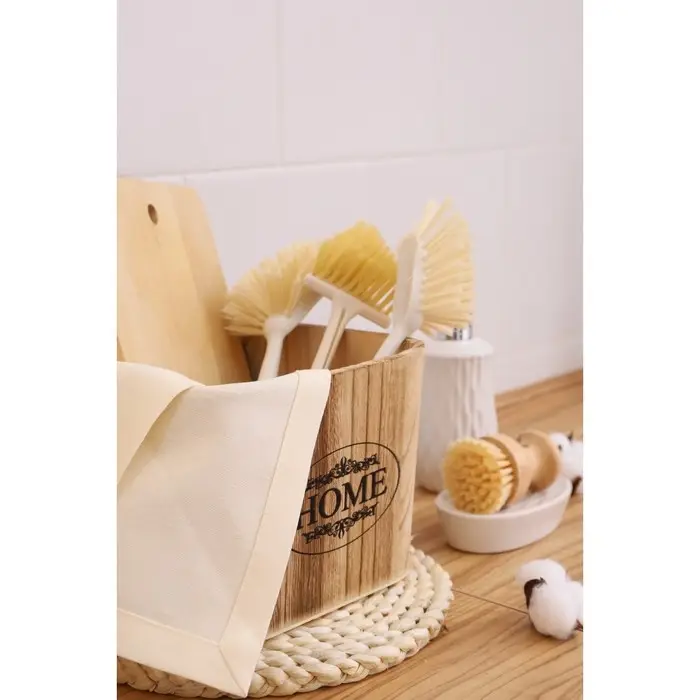 Щётка для посуды Доляна Meli, бамбуковая ручка, треугольная, 26 см Щётка для посуды Доляна Meli, бамбуковая ручка, треугольная, 26 см