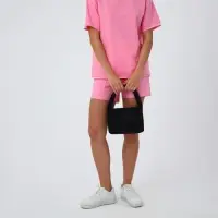 Сумка молодёжная на магните, 25.5&times;4.5&times;18.5 см, чёрная