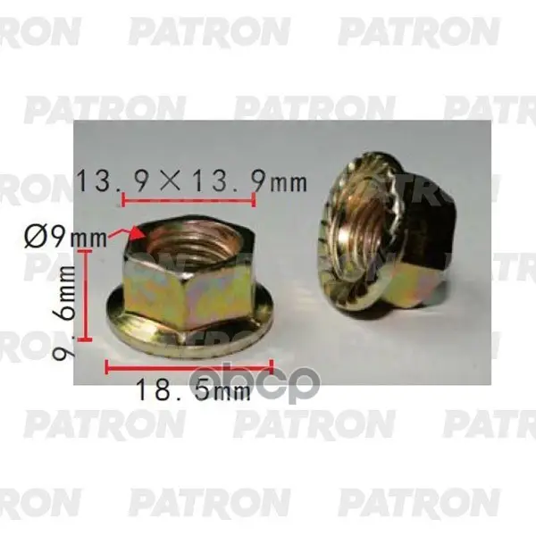 гайка металлическая PATRON арт. P37-2235