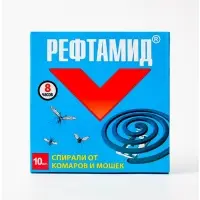 Спирали от комаров &laquo;Рефтамид&raquo;, 10 шт.