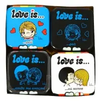 Конфеты освежающие Love is, в форме сердца, со вкусом мяты, 20 г