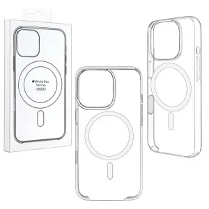 Чехол для iPhone 16 Pro Clear Case PC (MagSafe + анимация NFC) ORG