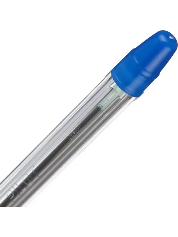 Ручка шариковая Pilot. BPS-GP, синий стержень BPS-GP-EF, узел 0.5 мм, на масляной основе, резиновый упор