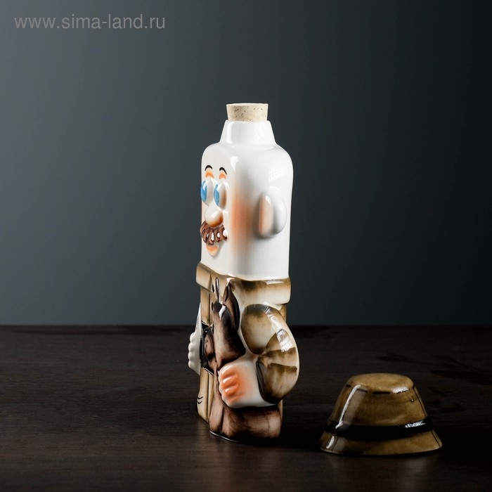 Штоф фарфоровый «Охотник», 0.35 л, в упаковке книге Штоф фарфоровый «Охотник», 0.35 л, в упаковке книге