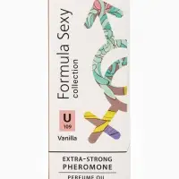 Парфюмерное масло женское с феромонами Formula Sexy Collection Vanilla U109, 8 мл (по мотивам Vanilla Blend (Zielinski & Rozen)