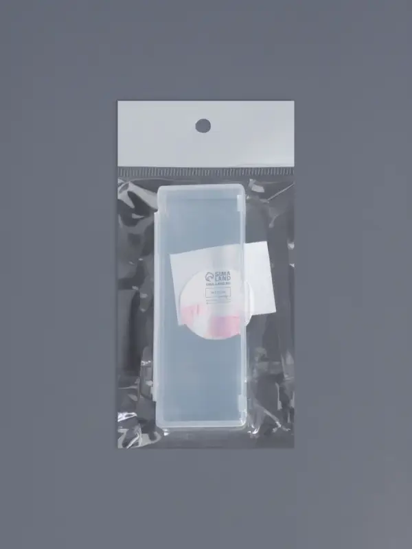 Бокс для хранения мелочей, 9.5×3.5×1.8 см, прозрачный Бокс для хранения мелочей, 9.5×3.5×1.8 см, прозрачный