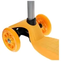 Самокат GRAFFITI Baby, колёса световые PU 120/70 мм, ABEC 7, оранжевый