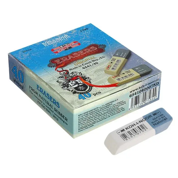 Ластик Koh-I-Noor каучук Sanpearl 6541/40, бело-синий Ластик Koh-I-Noor каучук Sanpearl 6541/40, бело-синий