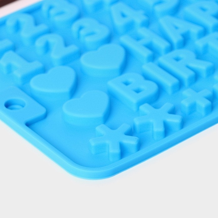 Набор форм для шоколада Доляна, 3 шт, силикон, 21×12 см, цвет МИКС Набор форм для шоколада Доляна, 3 шт, силикон, 21×12 см, цвет МИКС