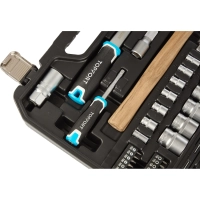 Набор инструмента TOPFORT 55 предметов 1/4 и 1/2