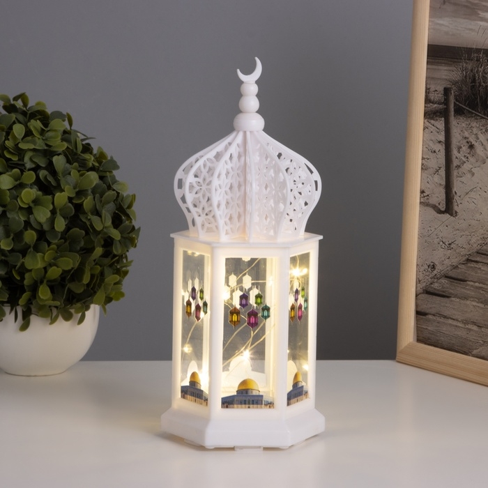 Светильник Светильник "Восточные мотивы" 3хААА белый 9,4х11х24,5см