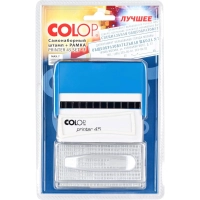 Штамп самонаборный пласт. 7/5стр. Pr.45-Set-F 25х82мм рам.синий