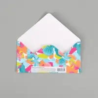 Конверт для денег &laquo;С днём рождения&raquo;, принцесса, тиснение 16.5 &times; 8 см