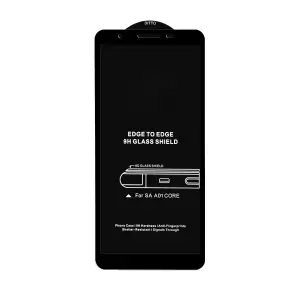 Защитное стекло для Samsung A01 Core Black 6D без упаковки