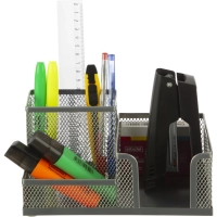 Подставка-органайзер для канц принадлежностей Attache серебр 185x93x102мм