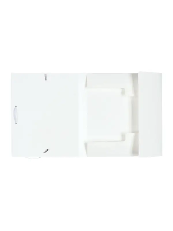 Папка на резинке А5, 500 мкм, Calligrata, корешок 15 мм, до 100 листов, белая