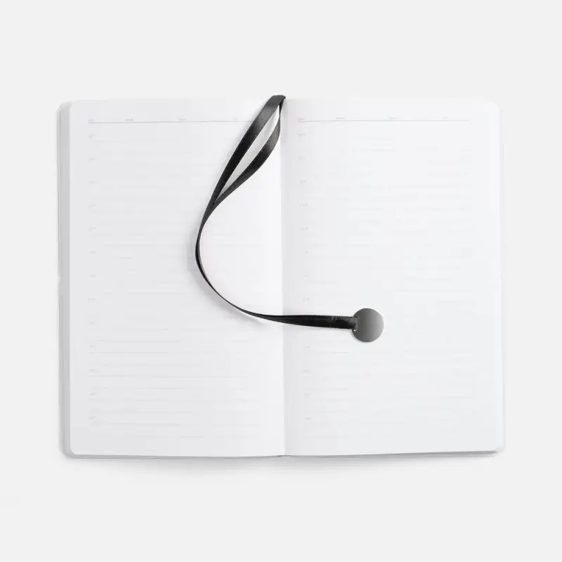 Ежедневник Waltz, недатированный, черный Ежедневник Waltz, недатированный, черный