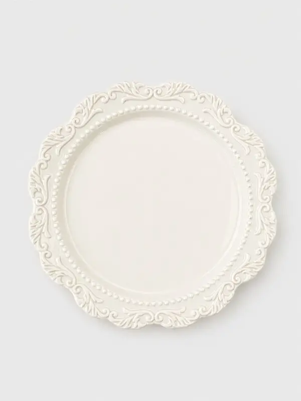 Тарелка Rome, d=22 см, фарфор, белая
