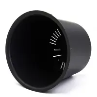 Кашпо со вставкой 7,8 л d28 см h25,5 см МИКРИТ серый слайн