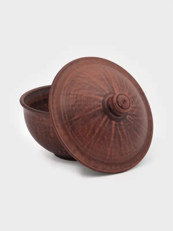 Кокотница &laquo;Классика&raquo;, 700 мл, 14&times;15 см, красная глина