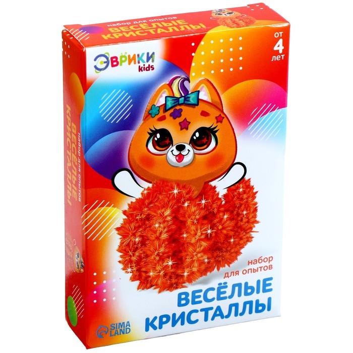 Набор для опытов «Чудесные кристаллы», собачка Набор для опытов «Чудесные кристаллы», собачка