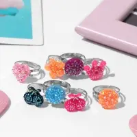 Кольцо &laquo;Выбражулька. Блёстка&raquo;, МИКС, безразмерное, форма МИКС