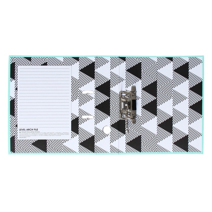 Папка-регистратор, Calligrata, А4, 75 мм, ламинированная, светло-мятный Папка-регистратор, Calligrata, А4, 75 мм, ламинированная, светло-мятный