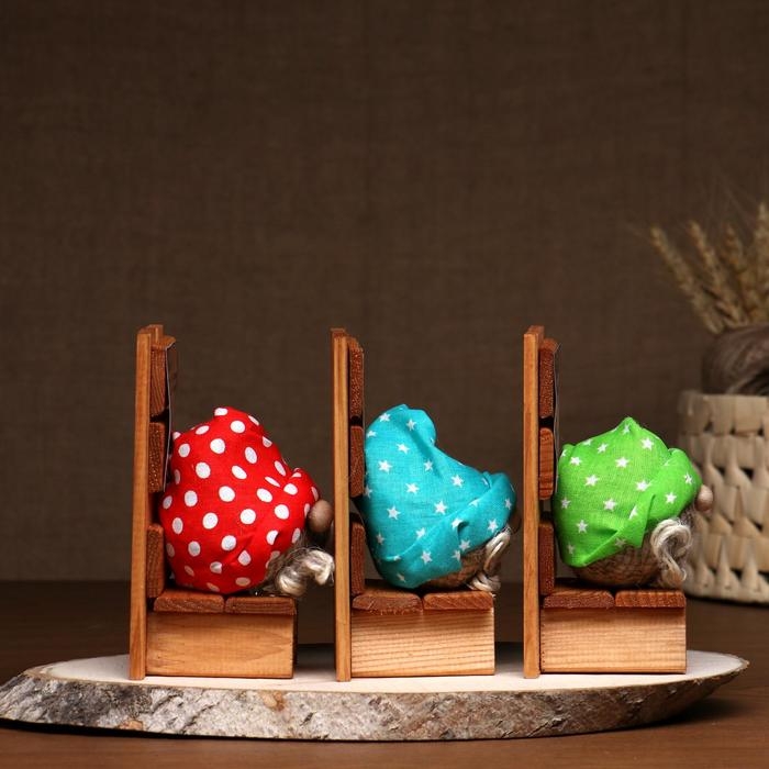 Оберег - домовой Оберег - домовой "Кругляш на троне", микс