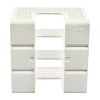 Лоток для бумаг вертикальный, 3 отделения, пластик