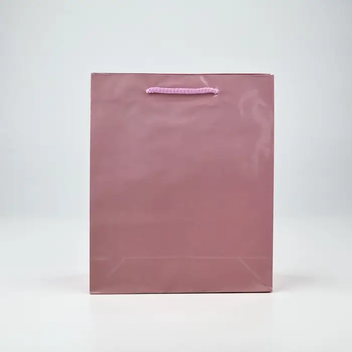 Пакет подарочный ламинированный, упаковка, «Розовый», ML 21 х 25 х 8 см
