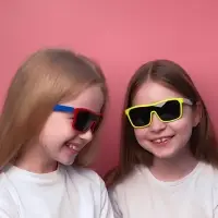 Очки солнцезащитные детские &laquo;OneSun. Маска&raquo;, uv 400, оправа микс, линза сплошная тёмная