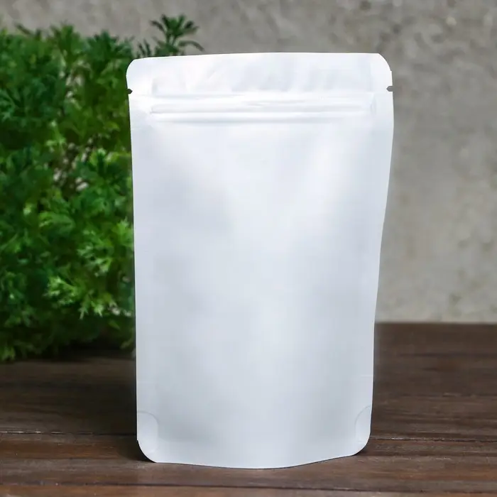 Пакет дой-пак, матовый, белый, 10×15×4 см Пакет дой-пак, матовый, белый, 10×15×4 см