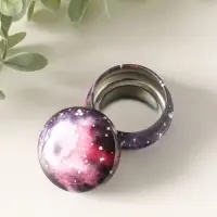 Шкатулка металл круглая "Стихии" набор 12 шт 4х4х2 см