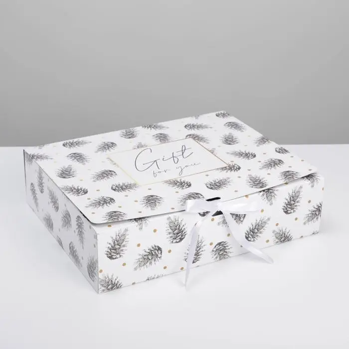 Коробка подарочная новогодняя складная двухсторонняя Winter, 31 х 24.5 х 8 см, Новый год Коробка подарочная новогодняя складная двухсторонняя Winter, 31 х 24.5 х 8 см, Новый год