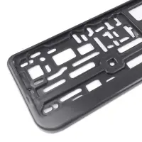 Рамка под номерной знак книжка (черная) JT JRN-01